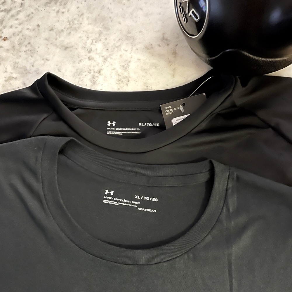 Two Under Armour Mens Shirts